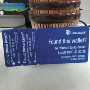 Skräddarsydd Pvc Snap Off Combo Loyalty Card
